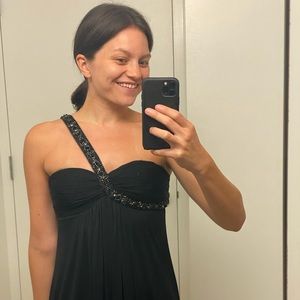 Beautiful black floor length dress